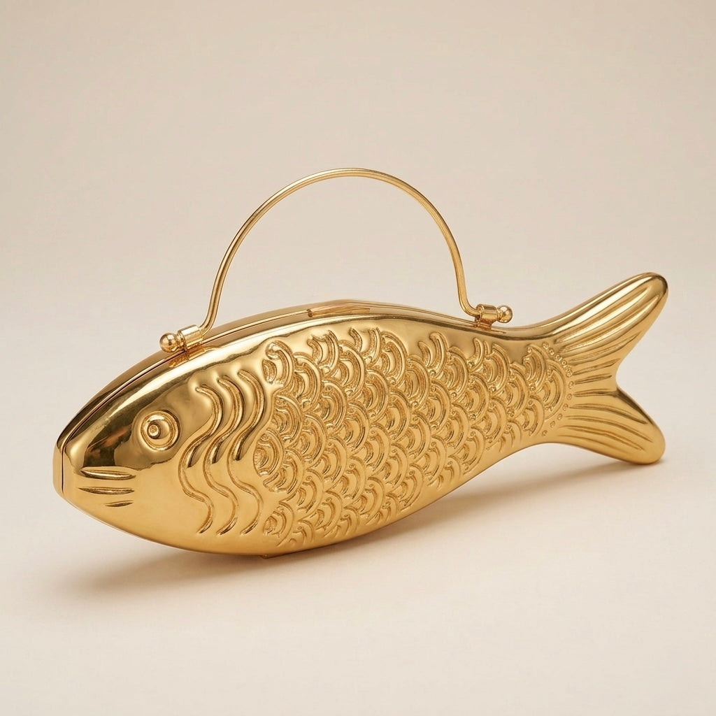 Gilded Fin Clutch