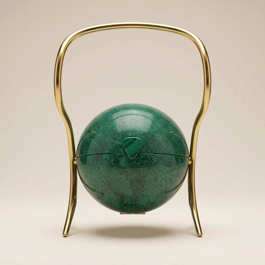 The Malachite Gilded Orb