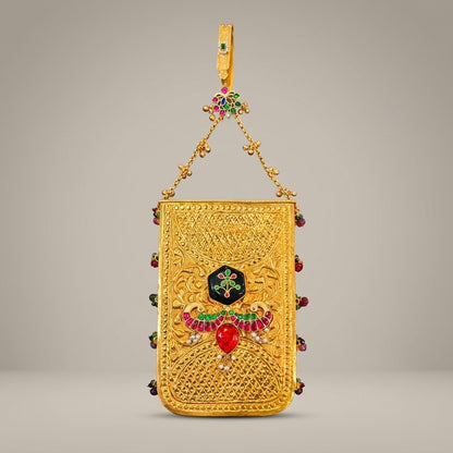 Kundan Legacy Minaudière Mini Coin - Bag