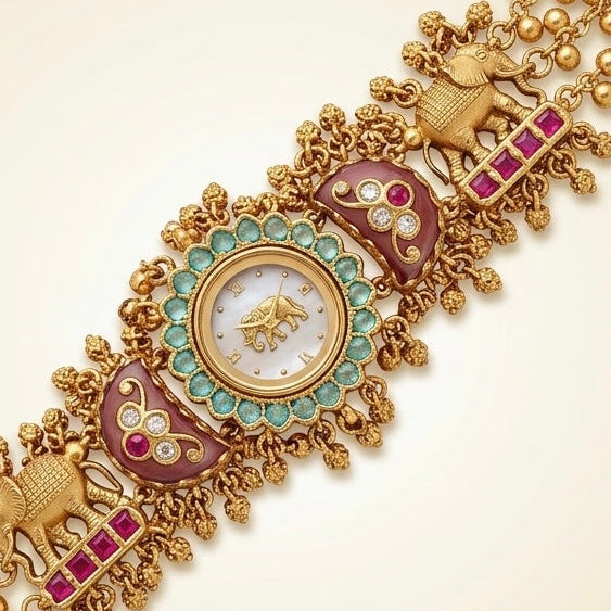 The Gilded Gaja Timepiece
