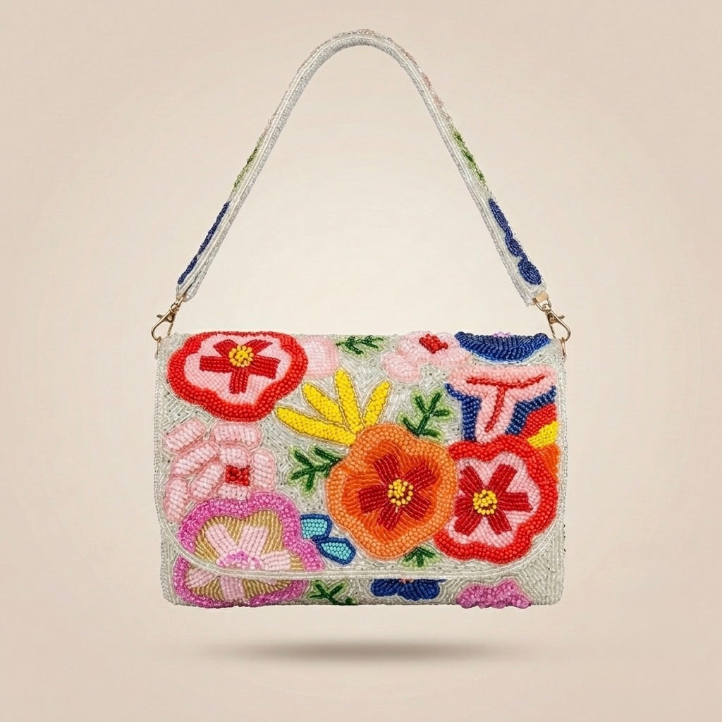 Chromatic Bloom Handbag