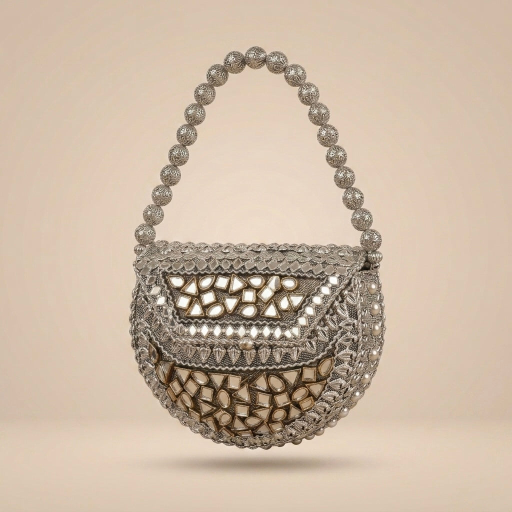 Luna Mosaic Clutch