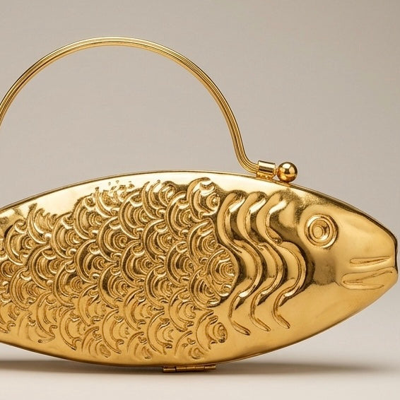 Gilded Fin Clutch