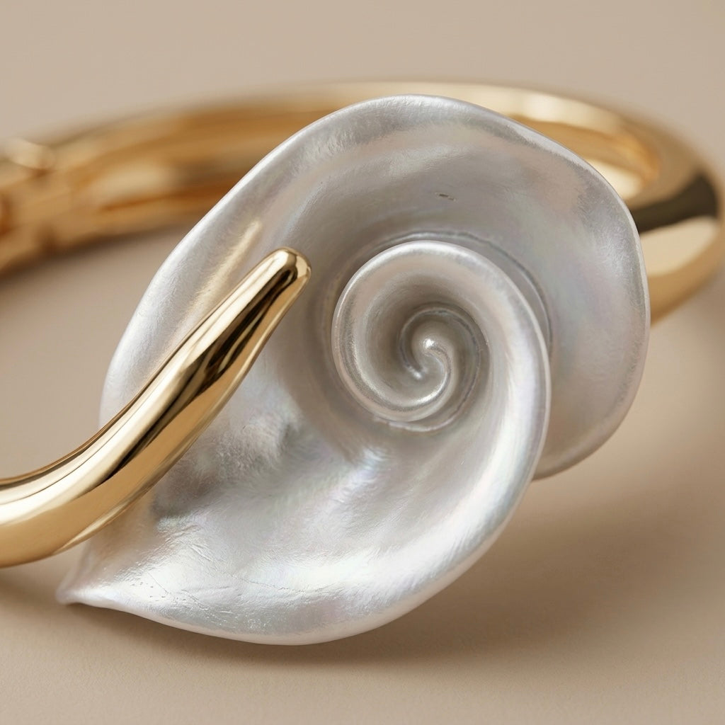 The Pearl Petal Cuff