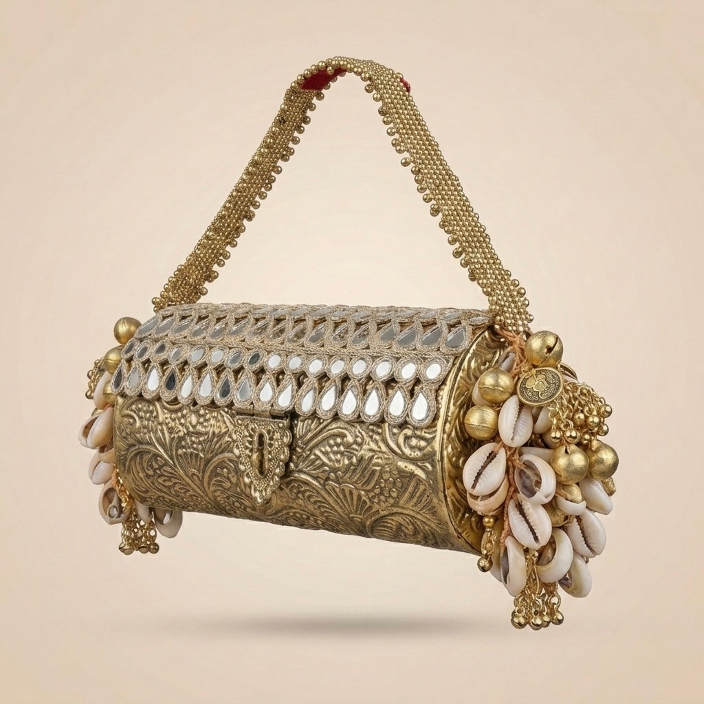 Maharani Sunehri Tassel Bag