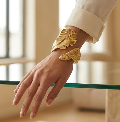 Golden Betta Cuff