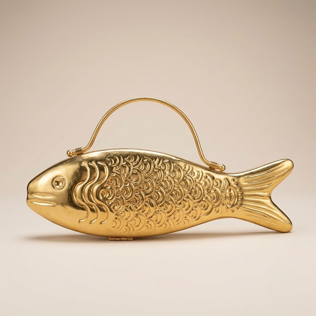 Gilded Fin Clutch