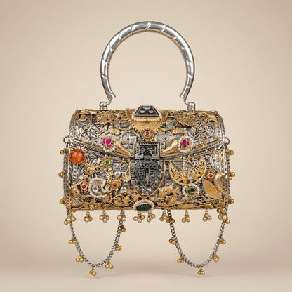 Rajwada Crescent Clutch