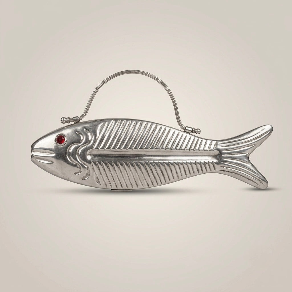Silver Fin Clutch