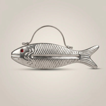Silver Fin Clutch