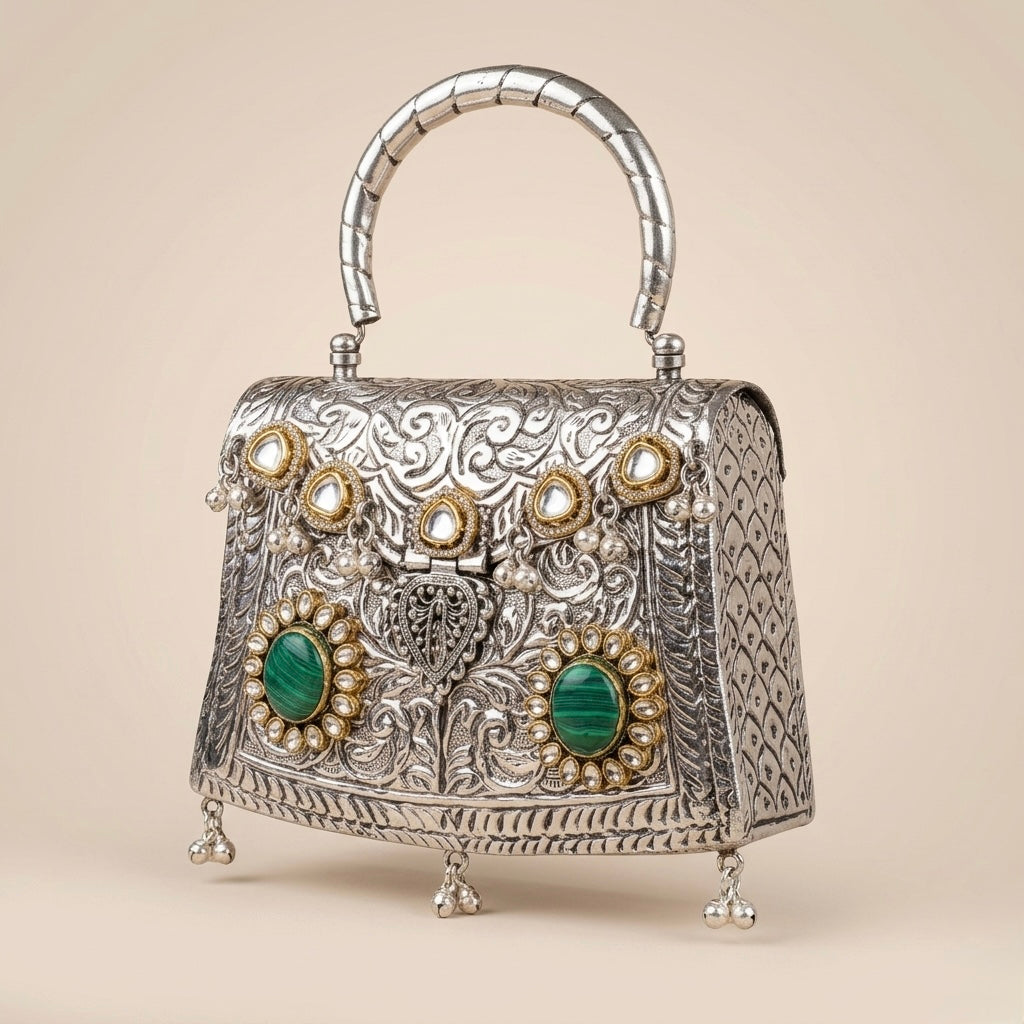 Zehra Kundan Metal - Bag