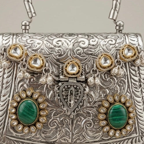 Zehra Kundan Metal - Bag