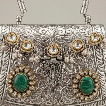Zehra Kundan Metal - Bag