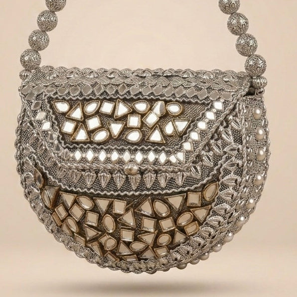 Luna Mosaic Clutch