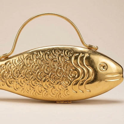 Gilded Fin Clutch