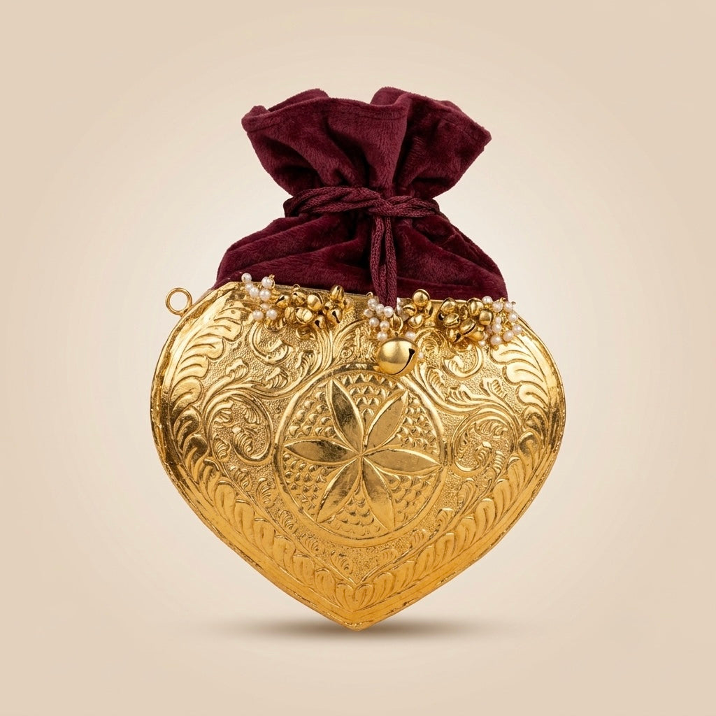 The Crimson Heart Potli