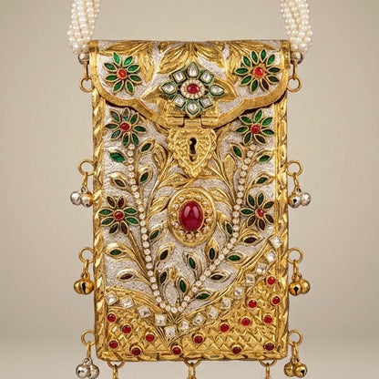 Gilded Elegance Clutch