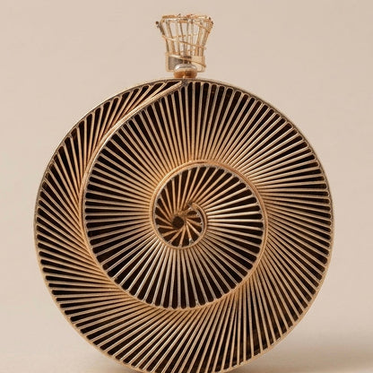 The Golden Swirl Clutch