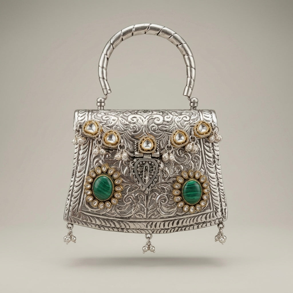 Zehra Kundan Metal - Bag