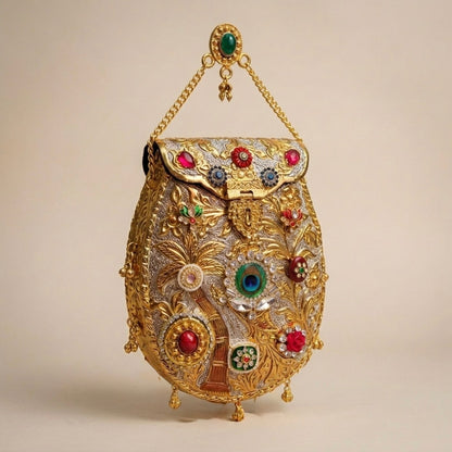 The Regal Mayura Jewel Clutch