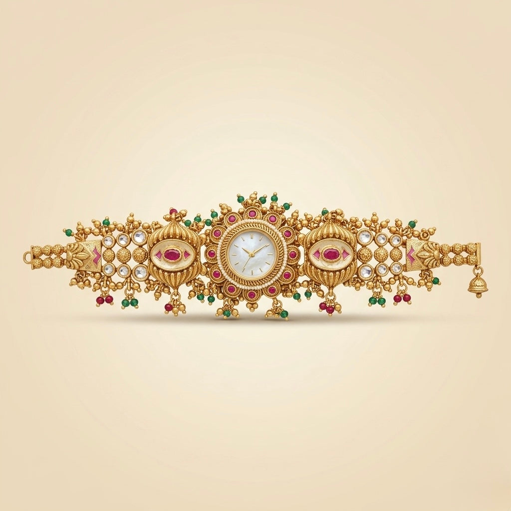 The Regal Gilded Jewel-Watch