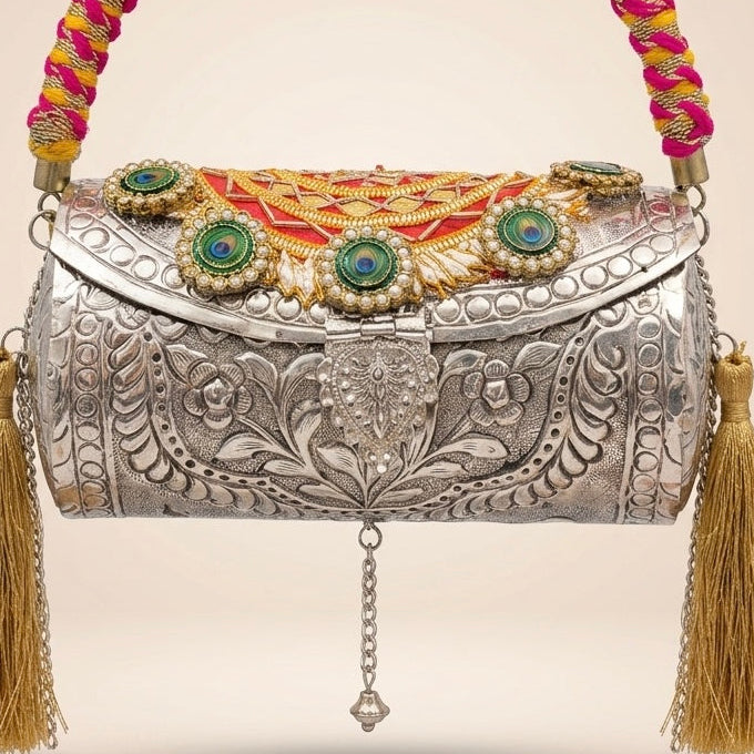 Peacock Crown Bag