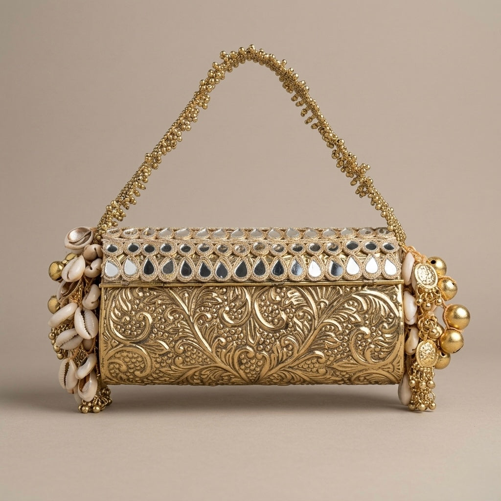 Maharani Sunehri Tassel Bag