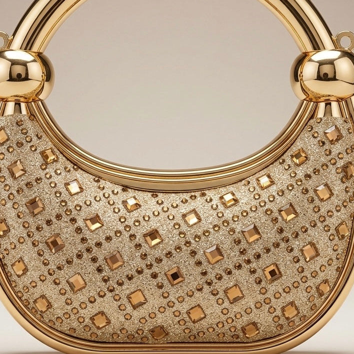 The "Aura" Crescent mini coin - bag