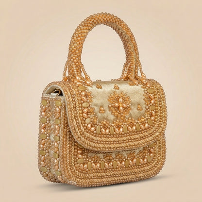 Golden Pearl Heritage Bag