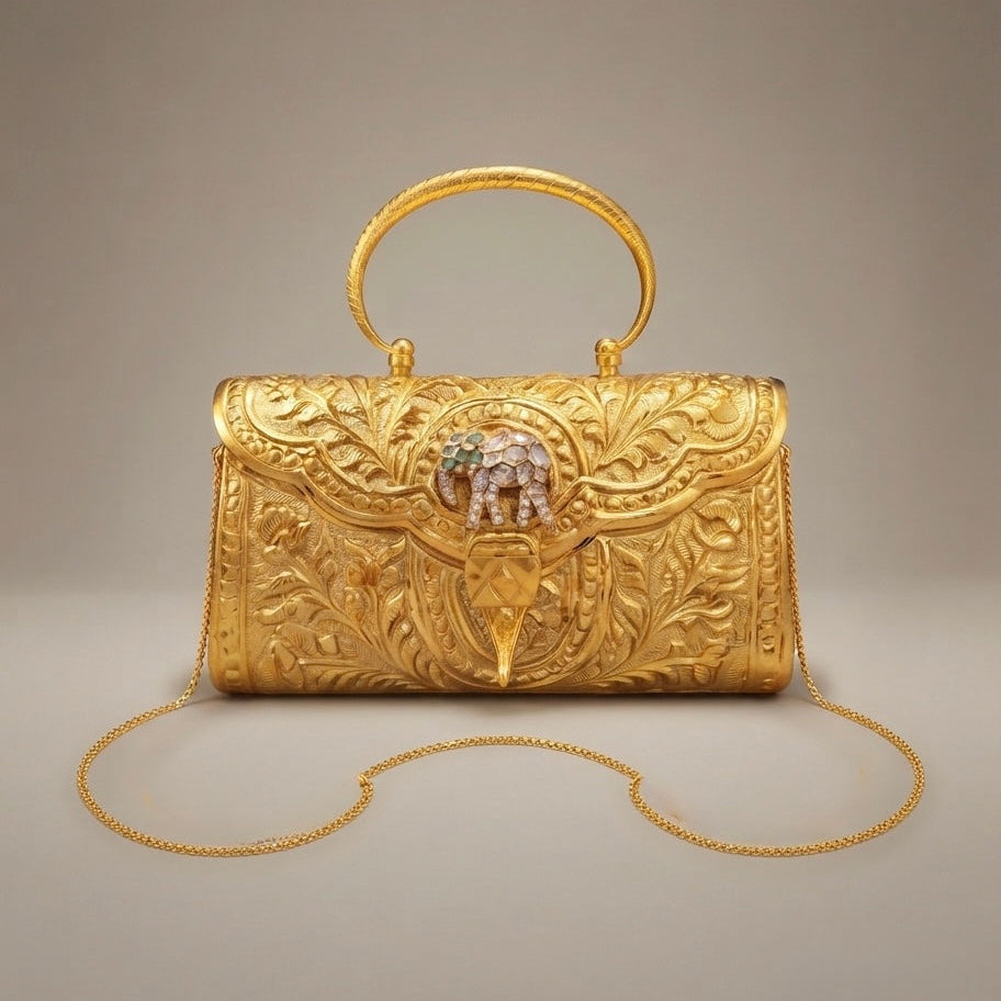 Aurelia Nakashi Elephant Clutch