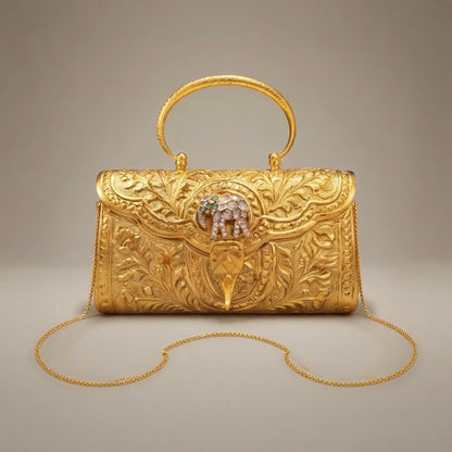Aurelia Nakashi Elephant Clutch
