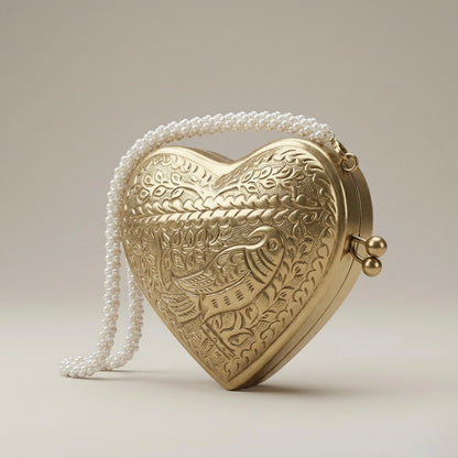 Suvarna Mini Heart Minaudière Mini Coin - Bag