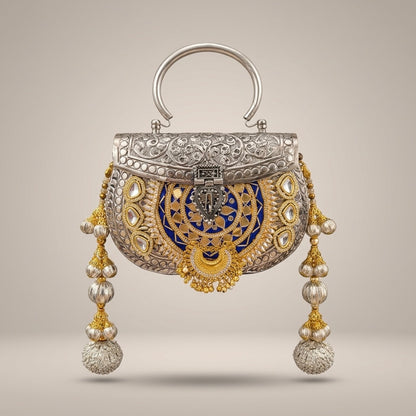 The Azure Heritage Clutch