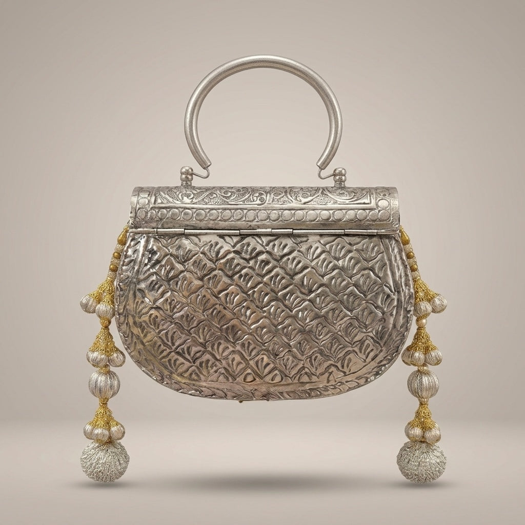 The Azure Heritage Clutch