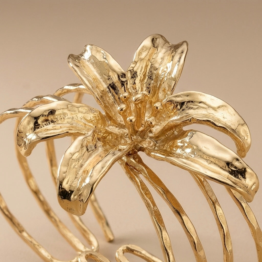 The Gilded Lily Cuff