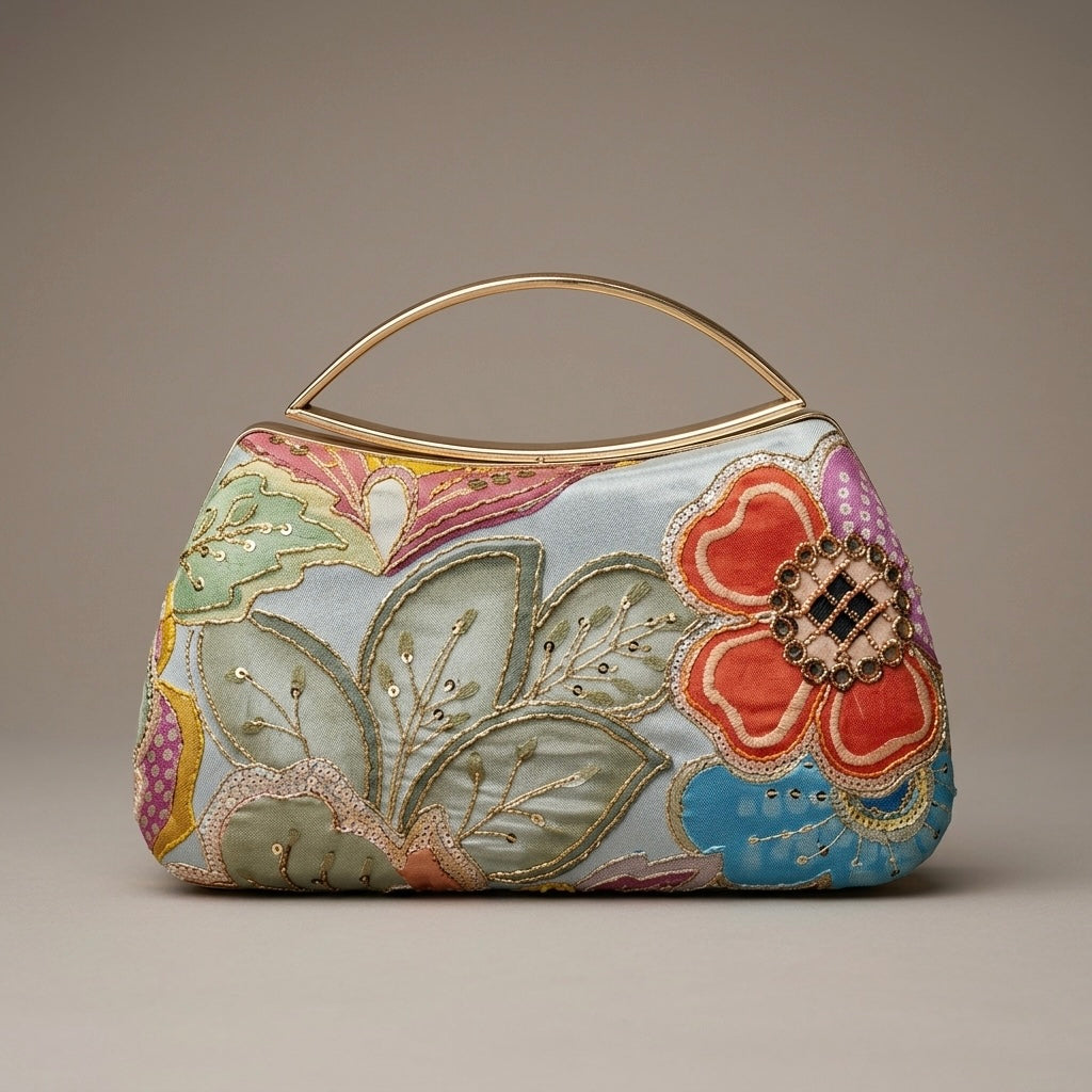 Vivid Bloom Clutch