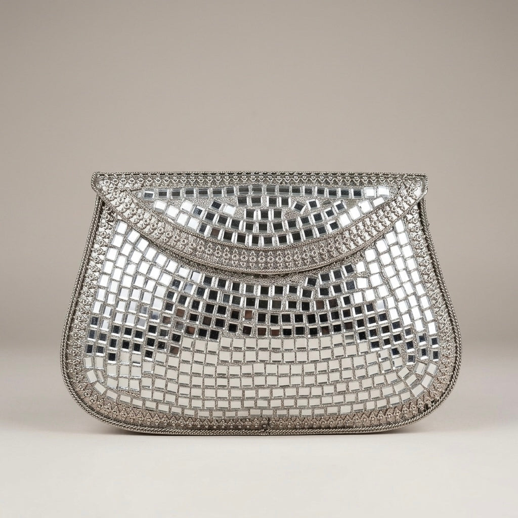 The Stella Mirror Clutch