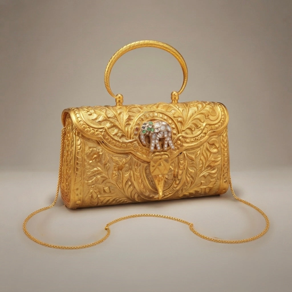 Aurelia Nakashi Elephant Clutch