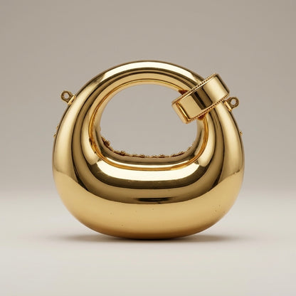 Aura Floral Crescent mini coin - bag