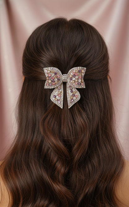 Pastel Gleam - Bow/ Embellished Bow/ Bejeweled Bow