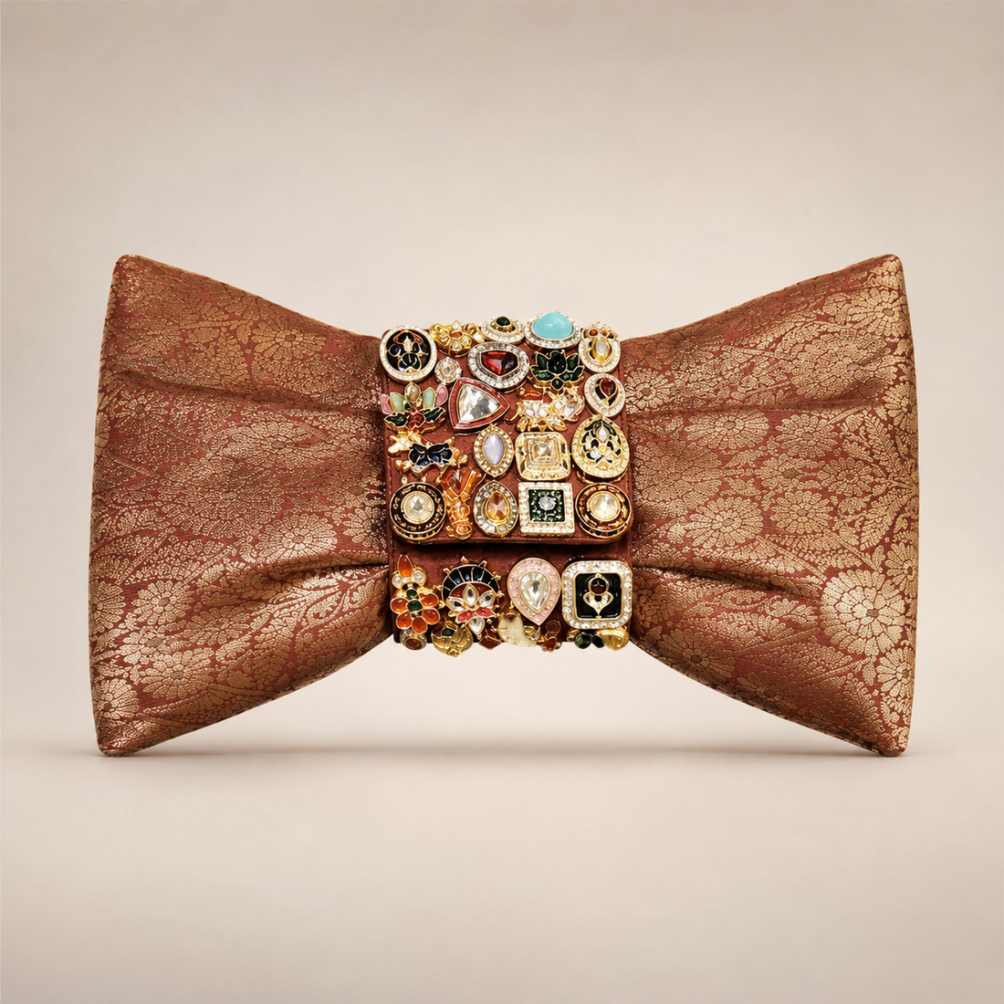 Amber Royale Bow Clutch