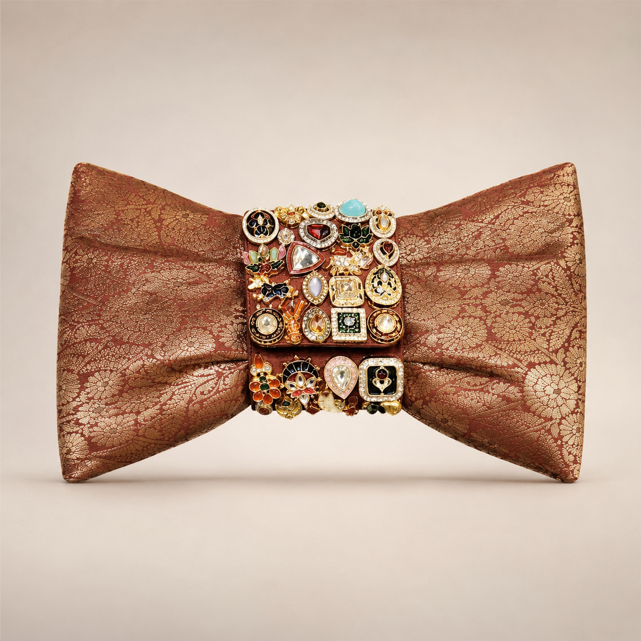 Amber Royale Bow Clutch