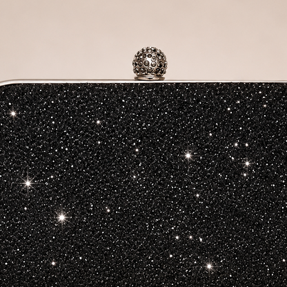 Midnight Stardust Clutch