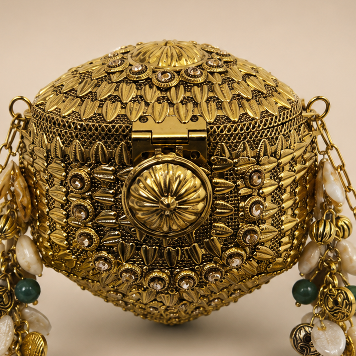 Regal Bloom Potli Clutch