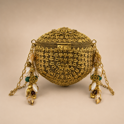 Regal Bloom Potli Clutch