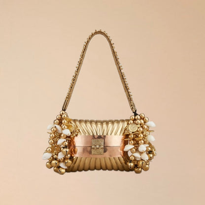 The Golden Cowrie Clutch