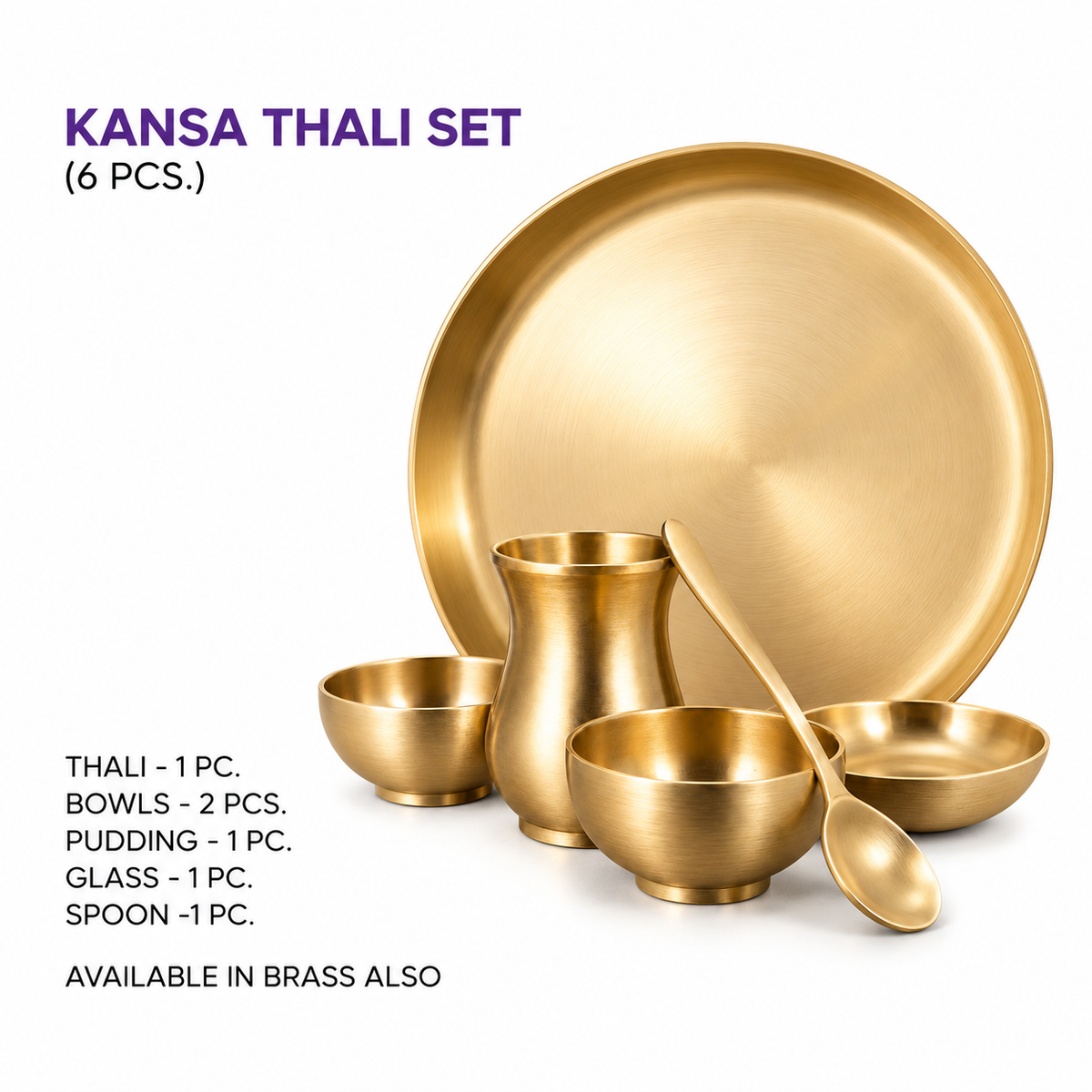 Kansa thali set