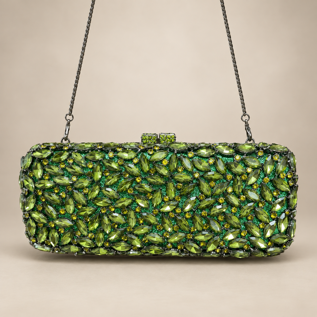 Emerald Bloom Clutch