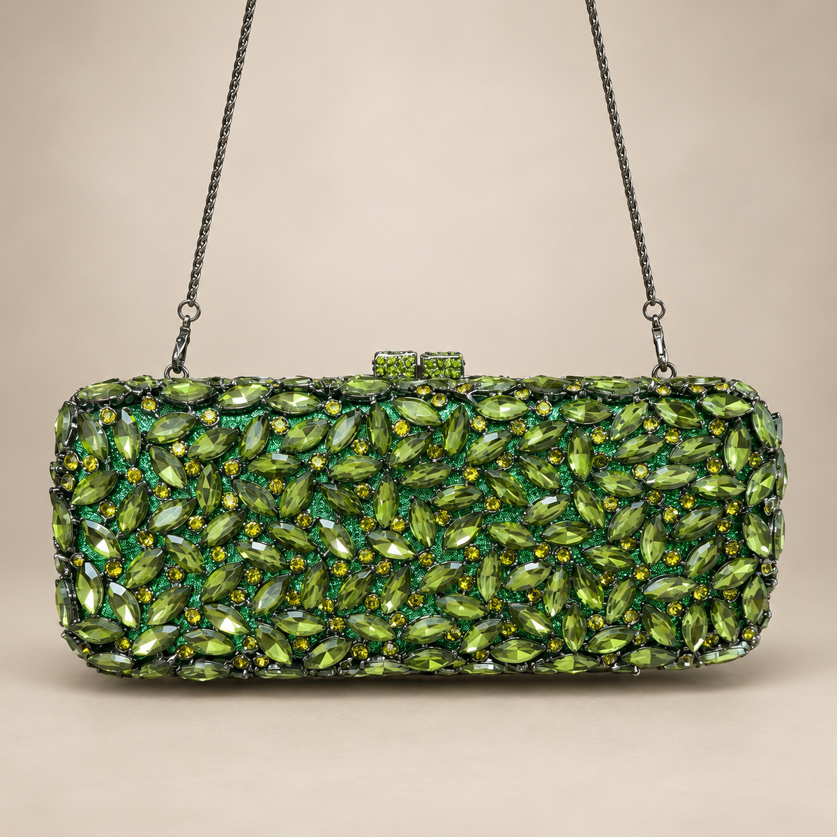 Emerald Bloom Clutch
