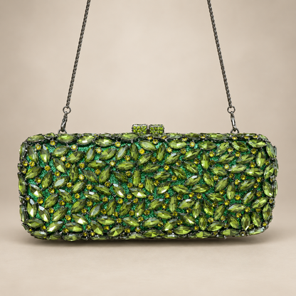 Emerald Bloom Clutch